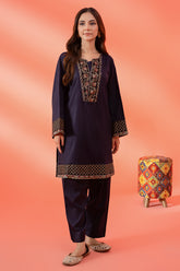 2-Pc Gripe Silk Shirt With Gripe Silk Qlot Trouser CNP22-24-S